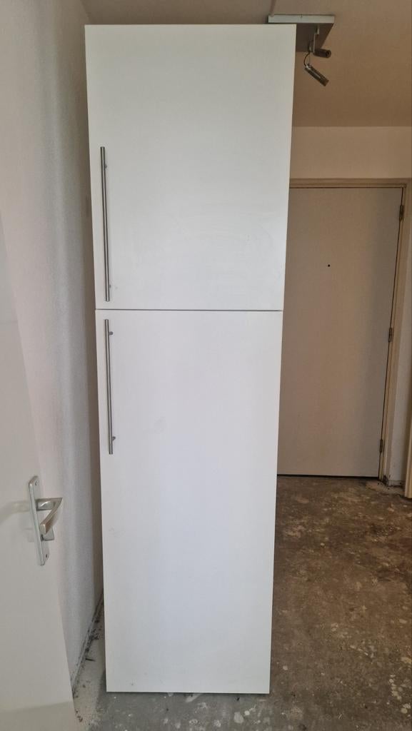 Witte kast met planken, Huis en Inrichting, Kasten | Kledingkasten, Ophalen