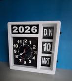 Perel Flipklok Analoog - Dementieklok- seniorenklok, Ophalen of Verzenden, Zo goed als nieuw, Analoog, Wandklok