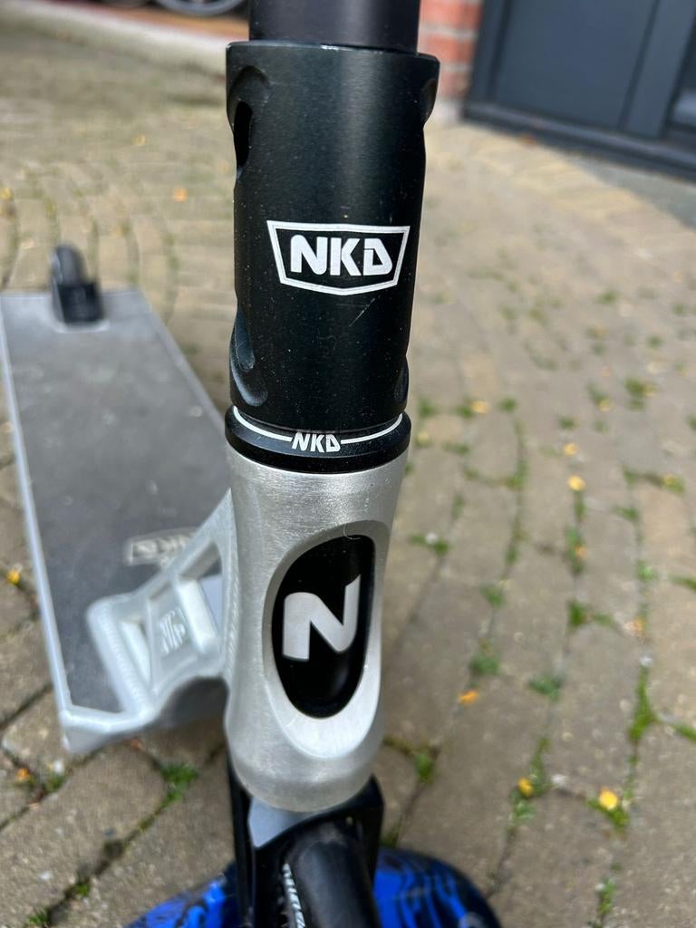 NKD UFO stuntstep, 88 cm zilverkleurig, Fietsen en Brommers, Steps, Ophalen, Zo goed als nieuw, Gewone step, Nkd stunt step