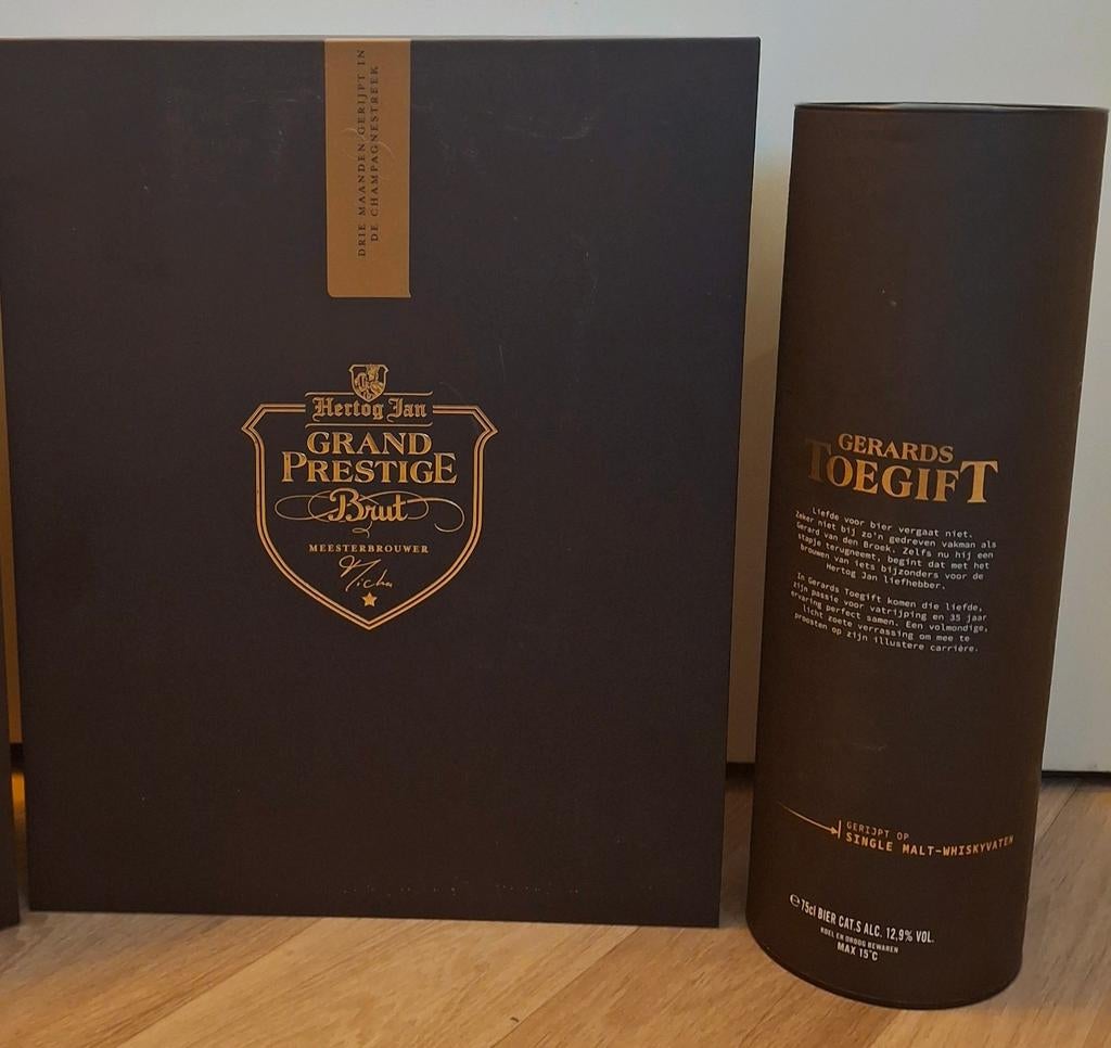 2x Hertog Jan Specials ( Brut 2023 & Gerards Toegift), Verzamelen, Ophalen of Verzenden, Nieuw, Flesje(s), Hertog Jan