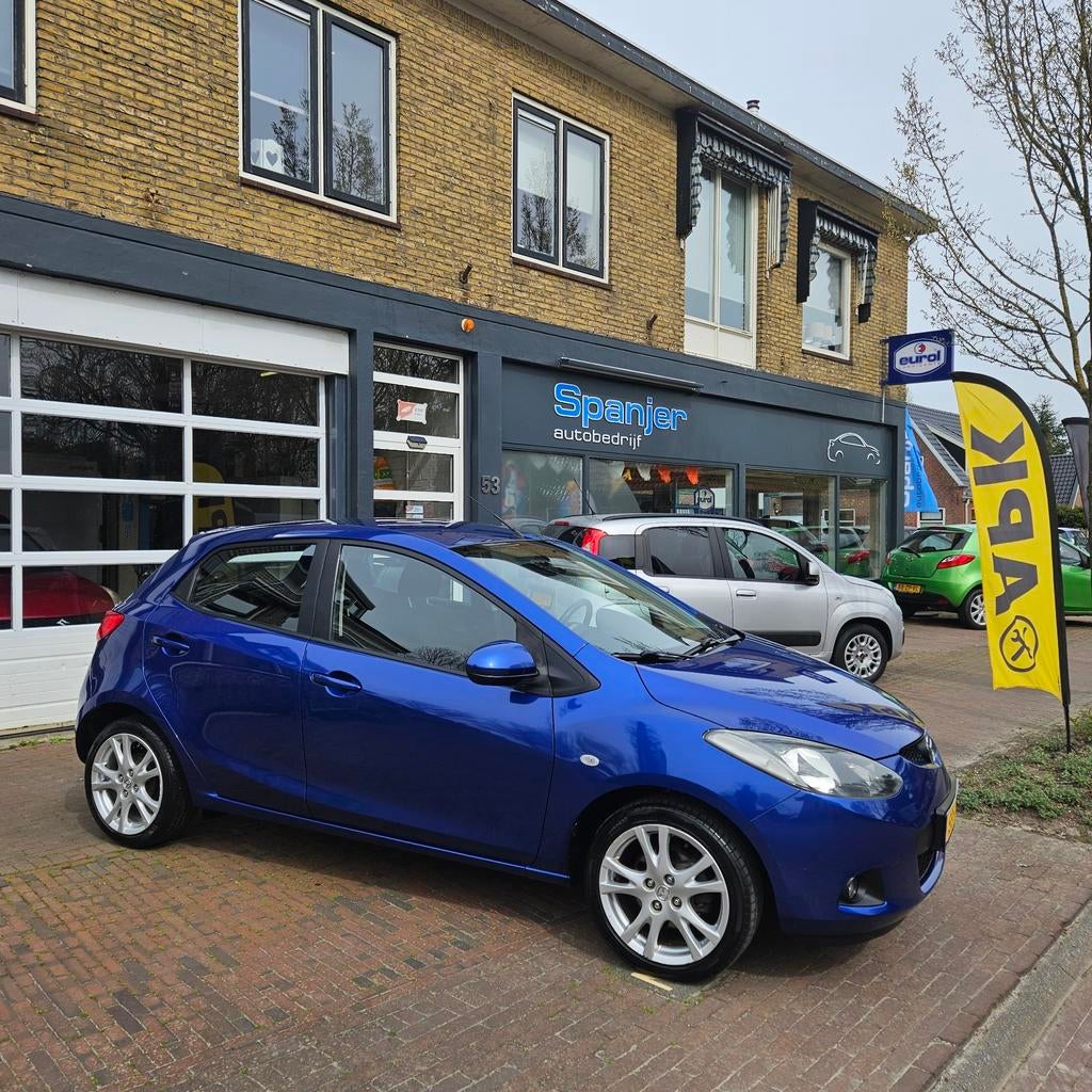 Mazda 2 1.3 55KW 5DRS 2007  3x, climate control, nwe apk., Voorwielaandrijving, Elektrische ramen, 74 pk, 4 cilinders