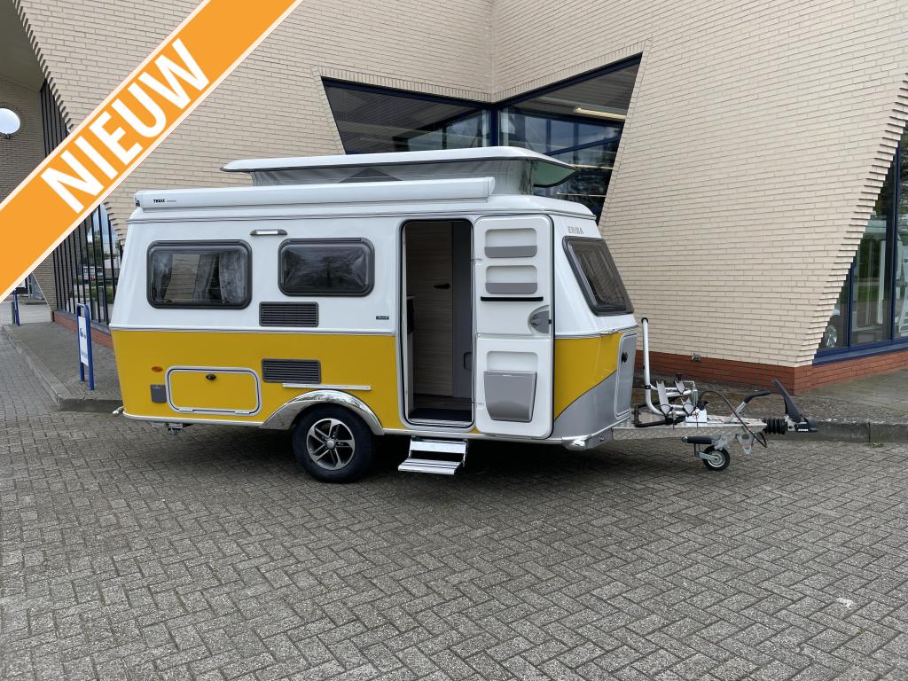 Eriba Touring 430 Nugget gold edition, 4 tot 5 meter, Eriba, Schokbreker, Dwarsbed