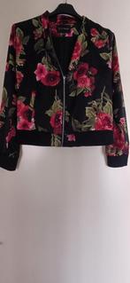 Bodyflirt jasje met bloemenprint, Maat 38/40 (M), Zwart, Ophalen of Verzenden, Zo goed als nieuw