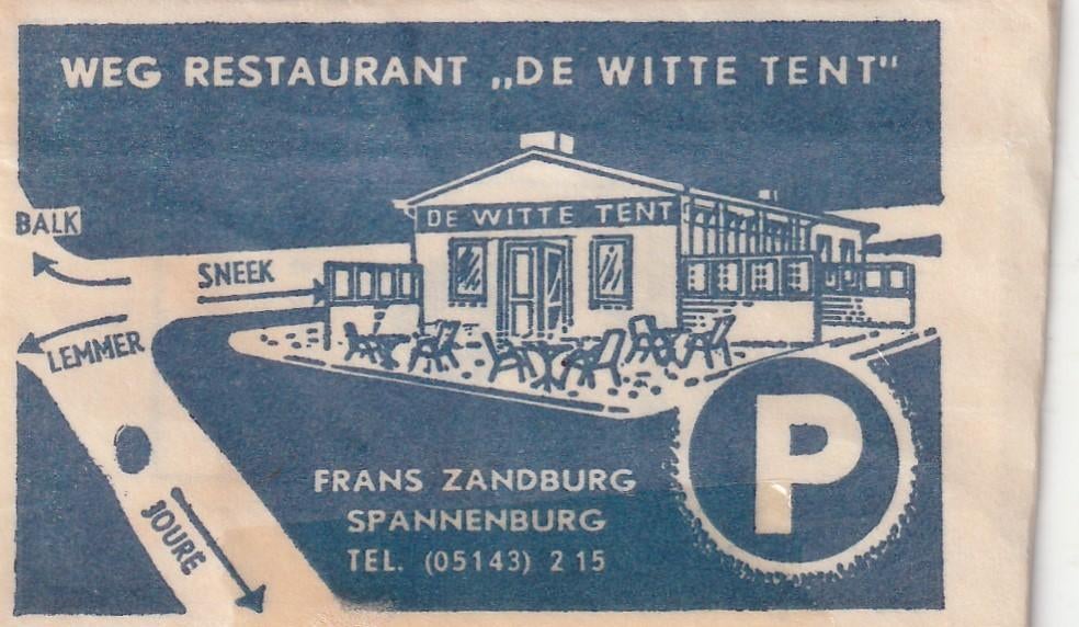suikerzakje #369 : De Witte Tent Spannenburg, Verzenden, Nederland