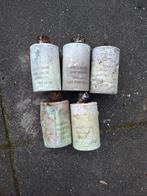 5 lege rookpotten Defensie oefenterrein, Ophalen of Verzenden, Landmacht, Nederland, Hulzen of Bodemvondsten