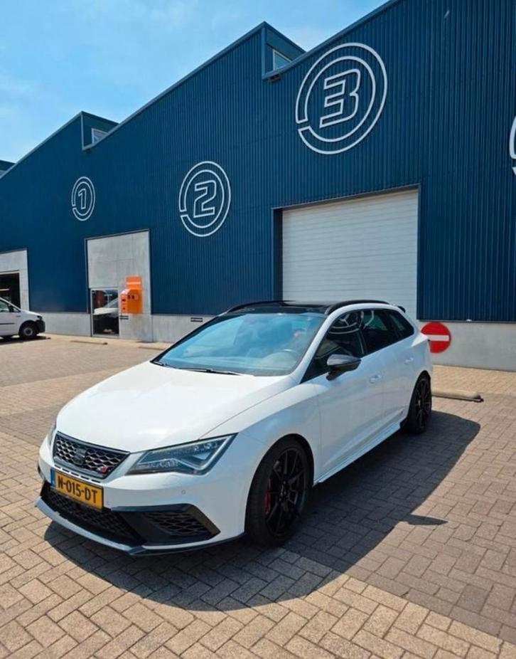 Seat Leon 2.0 TSI 300PK Dsg-6 2017 Wit, Auto's, Seat, Particulier, Leon, ABS, Achteruitrijcamera, Airbags, Airconditioning, Android Auto