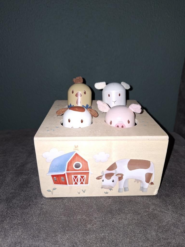 Houten boerderij pop-up speelgoed, Ophalen of Verzenden