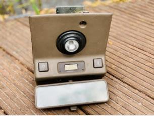 Fiat ducato camper luxe binnenspiegel met klok verlichting, Verzenden, Gebruikt