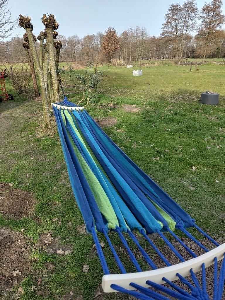 D984 Mooie kleurrijke hangmat. NIEUW, Tuin en Terras, Hangmatten, Ophalen of Verzenden, Nieuw, Eenpersoons, Binnen