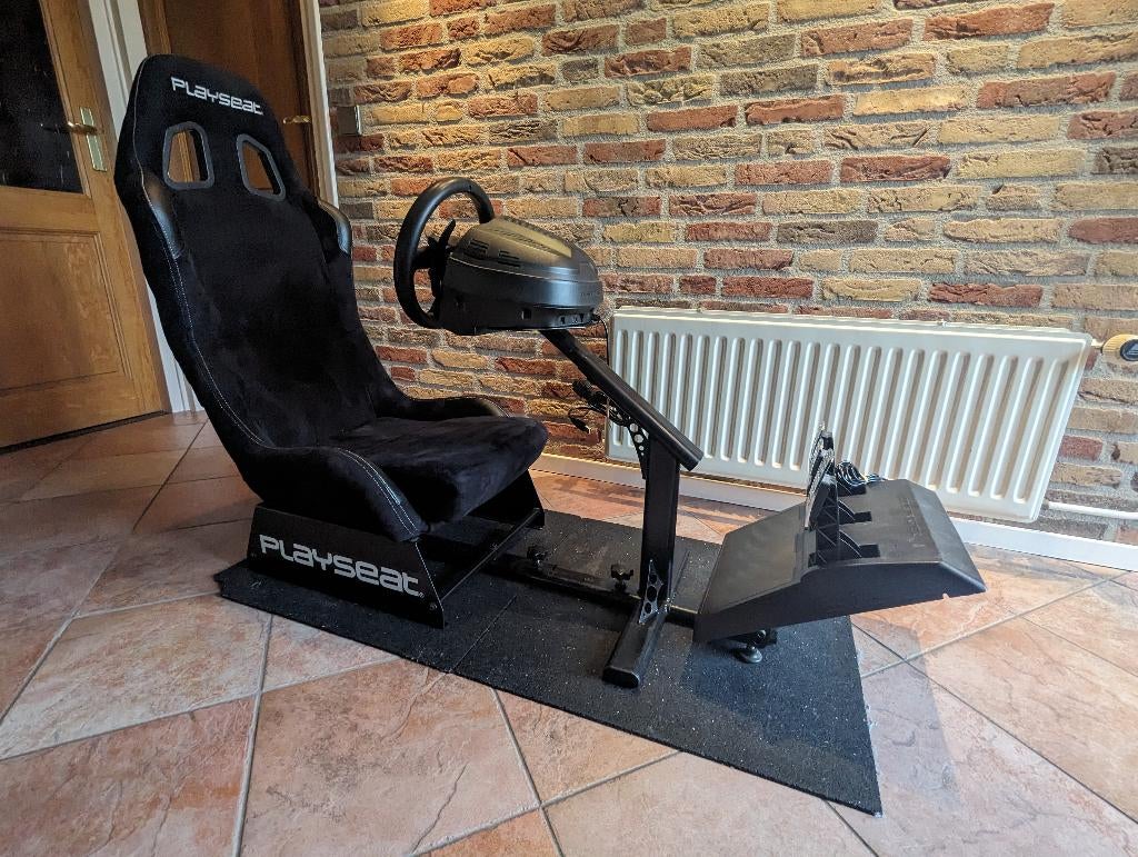 Playseat Evolution Alcantara Thrustmaster T300 GT Racestuur, Ophalen of Verzenden, Gebruikt, Playseat of Racestoel, PlayStation 4