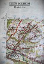 Stafkaart 1951~Kaart Heerlen~n0 62 west + Duitsland Schwarz, Gelezen, Ministerie van oorlog, Ophalen of Verzenden, Landkaart