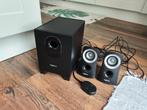 Logitech Z313 stereo 2.1 Speakerset met Subwoofer, Ophalen of Verzenden, Gebruikt, Audiokanaal 2.1, LOGITECH (creative)