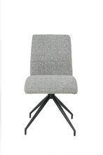 Partij van 18 grijze bouclé stoelen, Ophalen, Nieuw, Stof, Vijf, Zes of meer stoelen