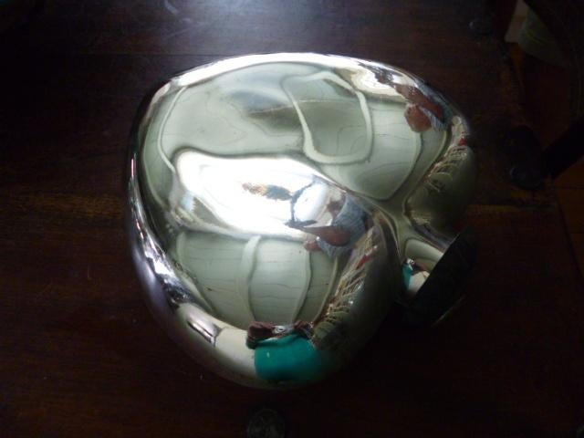 Hart van zilverglas  spiegelglas 21 x 21 cm nieuw, Ophalen of Verzenden