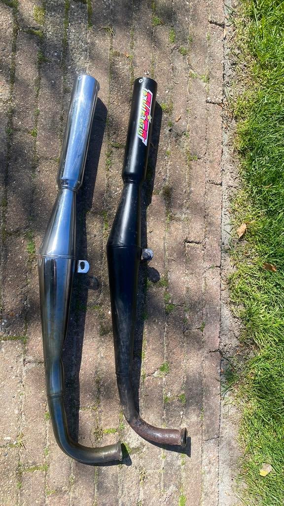 2 mooie uitlaaten tomos, Ophalen of Verzenden, Zo goed als nieuw