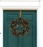 Ophangbeugel /haak voor kerstkrans aan voordeur, goud kleur, Ophalen of Verzenden, Nieuw