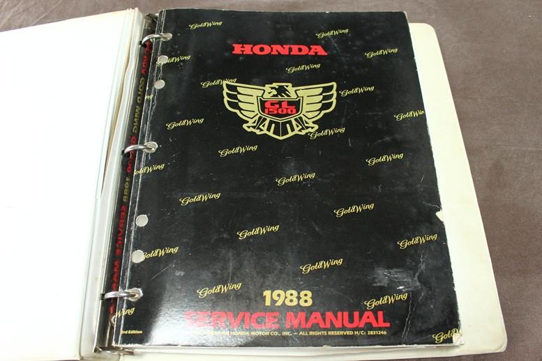 Honda GL1500 Goldwing 1988 motorcycle service manual, Motoren, Ophalen of Verzenden, Honda