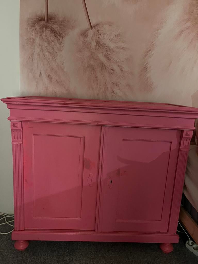 Houten mooie dressoir., Huis en Inrichting, Ophalen of Verzenden, Zo goed als nieuw, 25 tot 50 cm