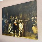 Canvas schilderij - De Nachtwacht - 120 x 150, Ophalen, 125 cm of meer, Zo goed als nieuw, Schilderij