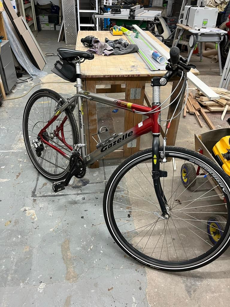 Gazelle herenfiets, Fietsen en Brommers, Velgrem, Versnellingen, Ophalen of Verzenden, Gazelle