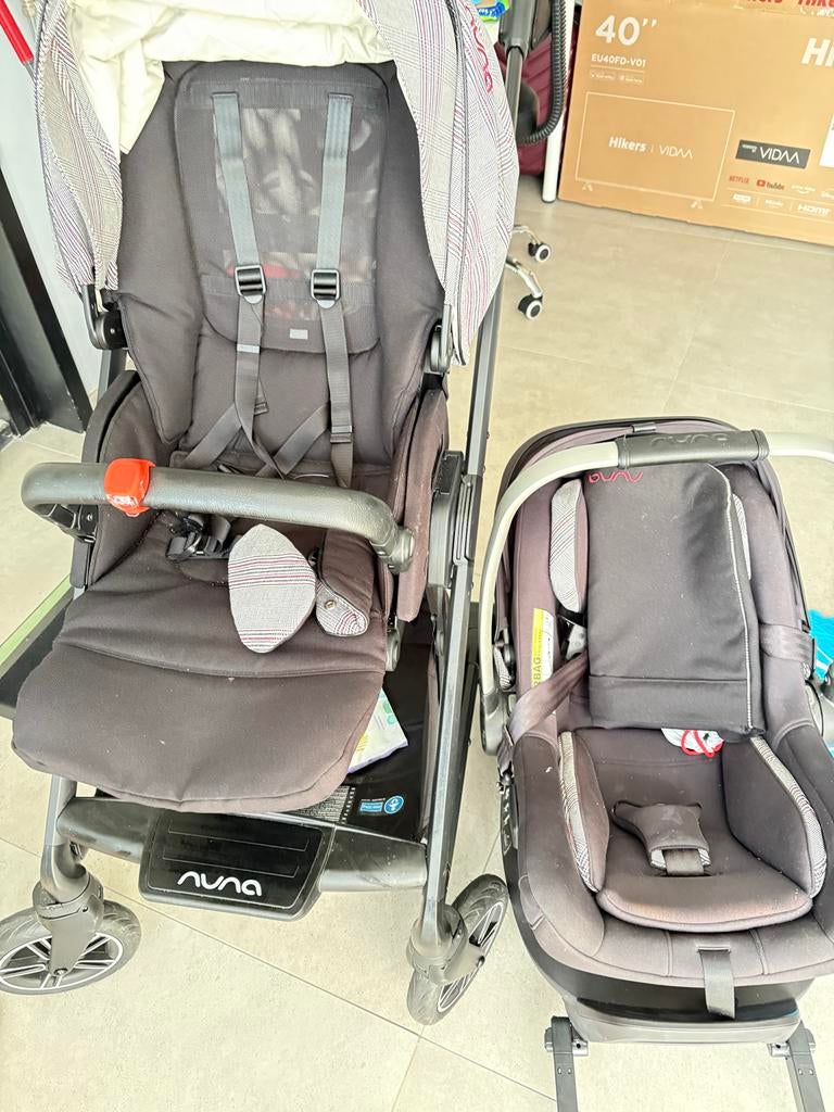 Complete Nuna set: Mixx Next, Pipa Next + Isofix, Wieg - Ell, Kinderen en Baby's, Gebruikt, Isofix, 0 t/m 13 kg, Ophalen