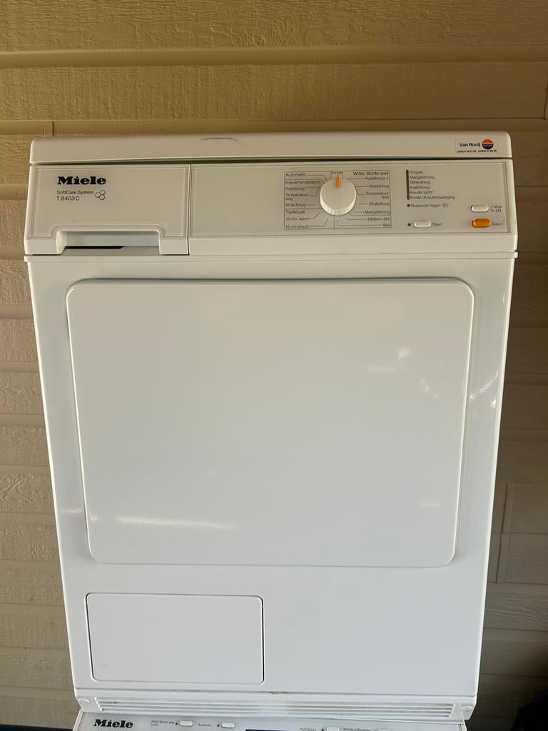 Miele droger t8403 c refurbished, Witgoed en Apparatuur, Wasdrogers, Ophalen, 6 tot 8 kg, Zo goed als nieuw, 85 tot 90 cm