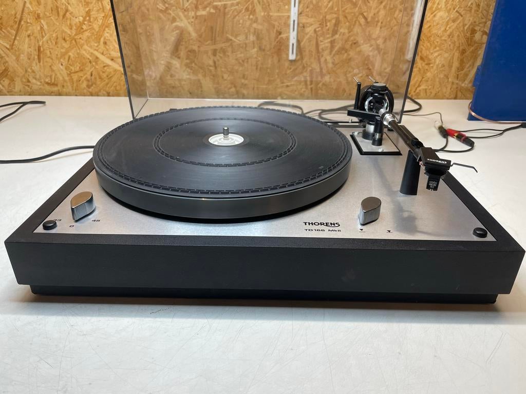 Thorens TD 166 MkII platenspeler met garantie, Gebruikt, ....., Thorens, Thorens