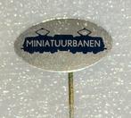 Vintage Speldje 'Miniatuurbanen' - Modelspoorbaan, Ophalen of Verzenden, Gebruikt, Overige onderwerpen, Speldje of Pin