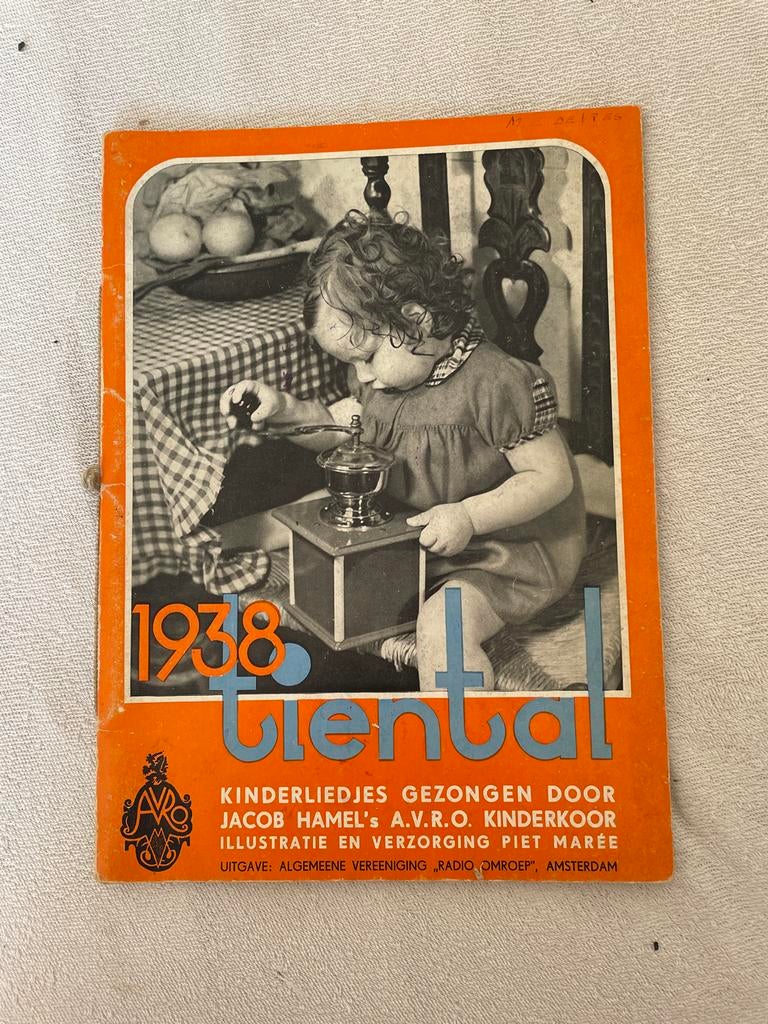 1938 Biëntal Kinderliedjes - Jacob Hamel's AVRO Kinderkoor, Ophalen of Verzenden, Gelezen, Non-fictie