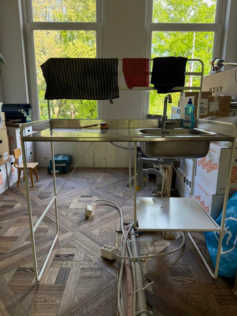 Ikea kitchinette met warm/koud kraan compleet, Huis en Inrichting, Keuken | Complete keukens, Ophalen of Verzenden, Zo goed als nieuw