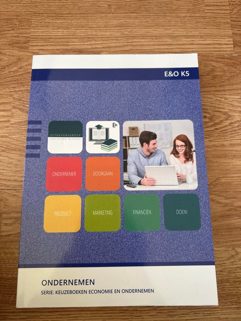 Ondernemen E&O K5 - Studieboek Economie en Ondernemen, Ophalen, Zo goed als nieuw, Economie en Marketing