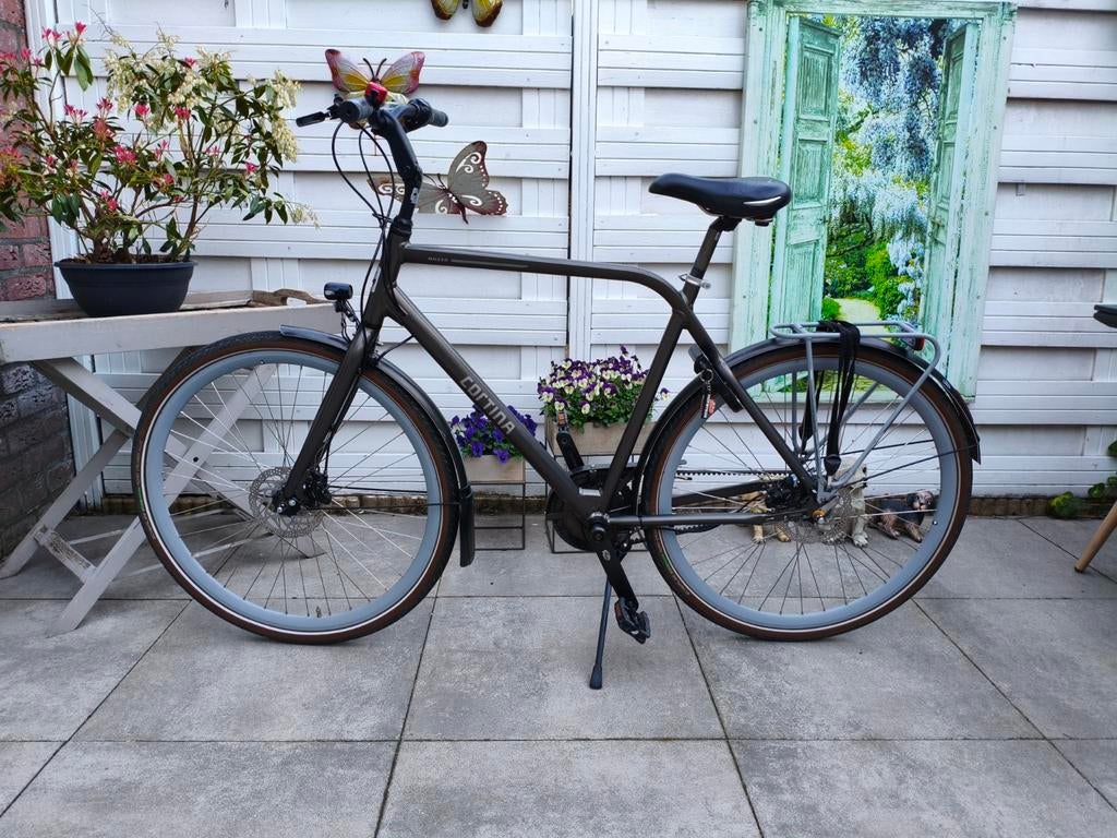 Cortina Mozzo- riemaandrijving hydraulische schijfremmen, Fietsen en Brommers, Gebruikt, Versnellingen, 57 tot 61 cm, Ophalen