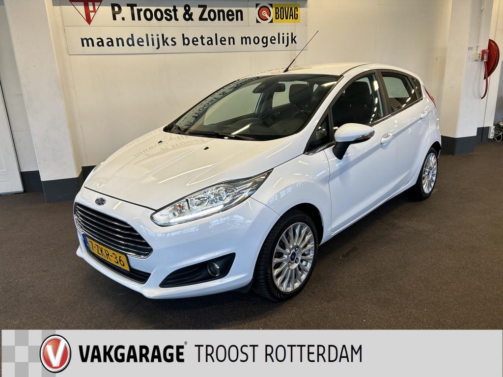 Ford Fiesta 1.0 EcoBoost Titanium | Cruise control | Climate, Voorwielaandrijving, Euro 5, Zwart, Met garantie (alle)