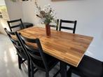 Eettafel set (IKEA), Huis en Inrichting, Tafels | Eettafels, 150 tot 200 cm, Eikenhout, Ophalen of Verzenden, Zo goed als nieuw