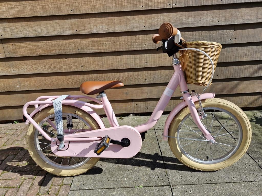 Pucky retro kinderfiets roze - vanaf 4 jaar, Ophalen, Gebruikt, 16 tot 20 inch, Pucky