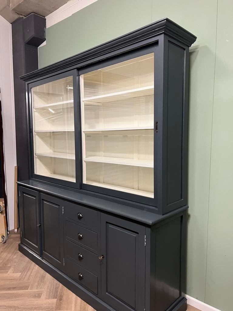 buffetkast / winkelkast /vitrinekast /servieskast, Ophalen of Verzenden, Zo goed als nieuw, 50 tot 75 cm, 200 cm of meer