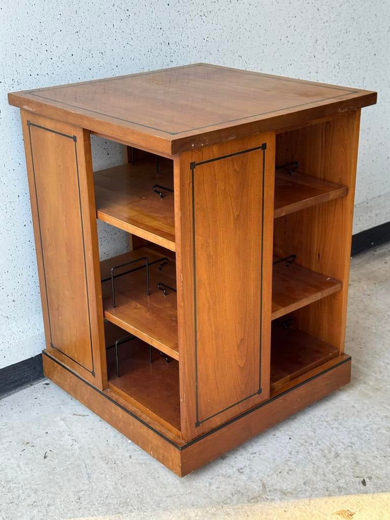 Prachtige houten boekenmolen boekenkast, ingelegd hout, Huis en Inrichting, Kasten | Boekenkasten, Ophalen, Met plank(en), Gebruikt