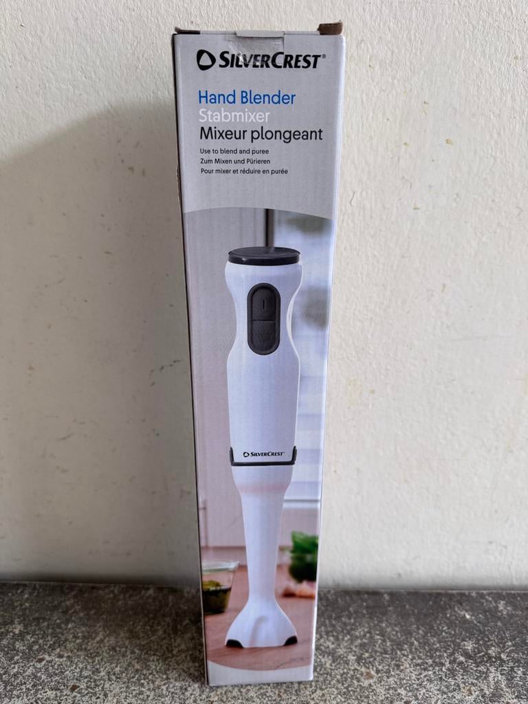 SilverCrest Hand Blender - Nieuw in doos, Witgoed en Apparatuur, Blenders, Ophalen of Verzenden, Nieuw, Blender