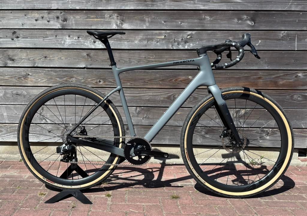 Rinasclta Aero Carbon Gravelbike,SRAM Rival AXS, carbon wiel, Fietsen en Brommers, Fietsen | Racefietsen, Zo goed als nieuw, Overige merken