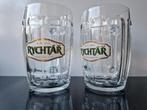 Bierpullen / bierglazen van Rychtář (uit Praag, Tsjechië), Ophalen of Verzenden, Zo goed als nieuw, Bierglas