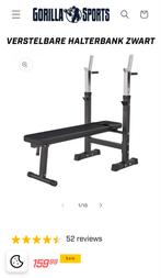 Gorilla Sports Verstelbare Halterbank Zwart - Nieuw in doos, Ophalen