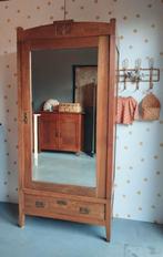 Vintage eendeurskast / eikenhout / antiek /bezorgen mogelijk, Eikenhout, 150 tot 200 cm, 25 tot 50 cm, 50 tot 100 cm