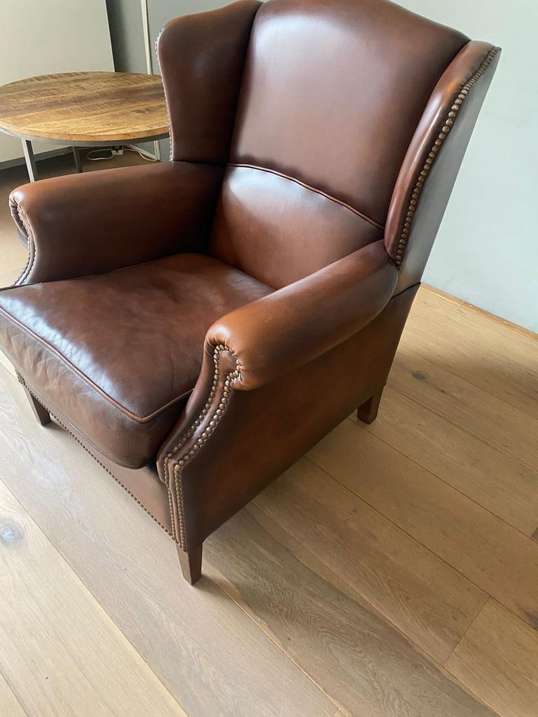 Muylaert Fauteuil, Ophalen of Verzenden, Zo goed als nieuw, Leer, 75 tot 100 cm