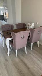 Prachtige eetkamer stoelen 4 stuks!, Ophalen, Gebruikt