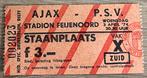 Toegangskaartje Halve Final KNVB-beker 1973/74  Ajax-PSV, Ophalen of Verzenden, Gebruikt, Ajax