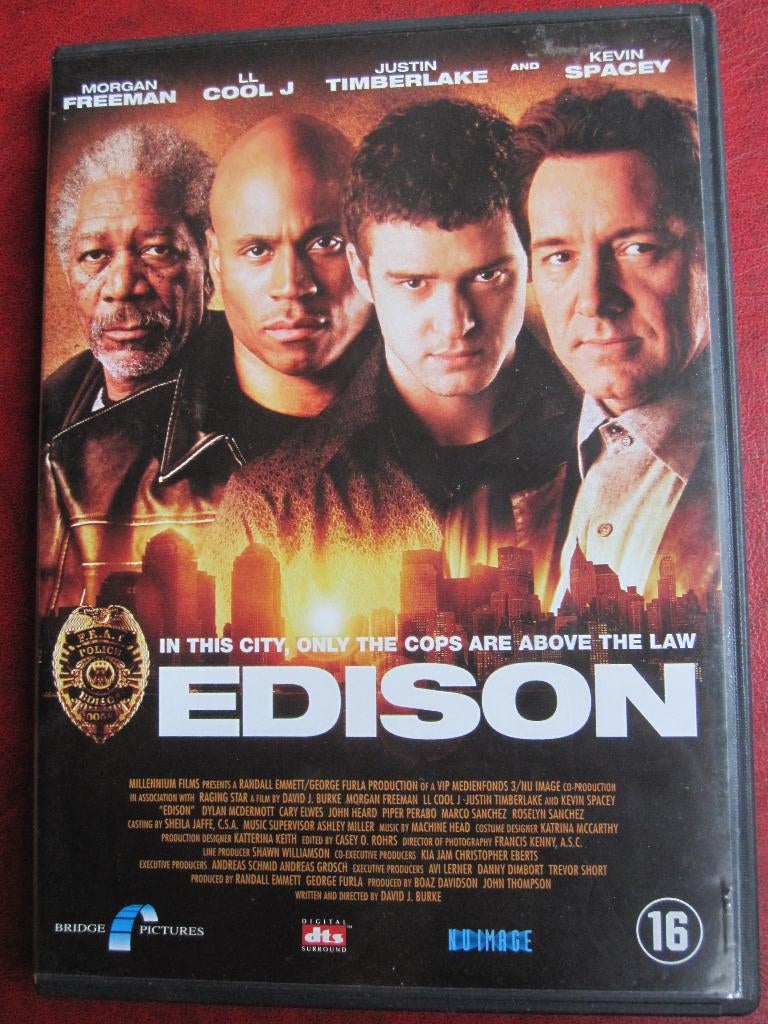 Edison (2005), Vanaf 16 jaar, Ophalen of Verzenden, Zo goed als nieuw, Actiethriller
