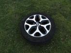 Renault Captur alu velgen origineel met zomerbanden 17 inch, Auto-onderdelen, Banden en Velgen, Ophalen, Gebruikt, Banden en Velgen