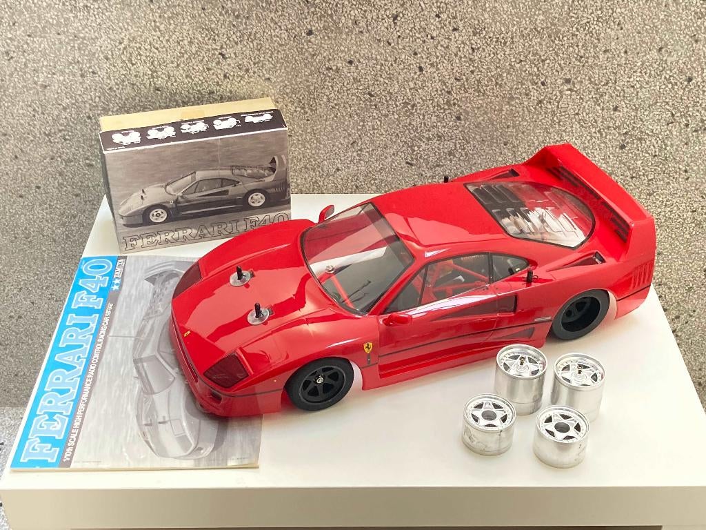 Tamiya Ferrari F40 (#58098), Elektro, Ophalen of Verzenden, Zo goed als nieuw, Schaal 1:10