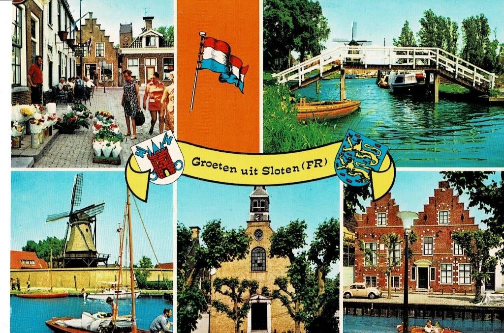 Sloten, Ophalen of Verzenden, 1960 tot 1980, Ongelopen, Friesland