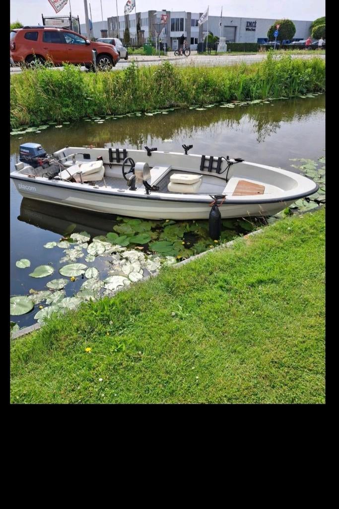 Super mooie Complete vis/tour boot inclusief trailer, Ophalen, Tot 10 pk, Zo goed als nieuw, Buitenboordmotor
